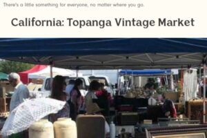 House Beautiful Coolest Flea in CA is Topanga Vintage Market