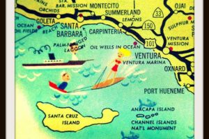 Vintage Ventura Map